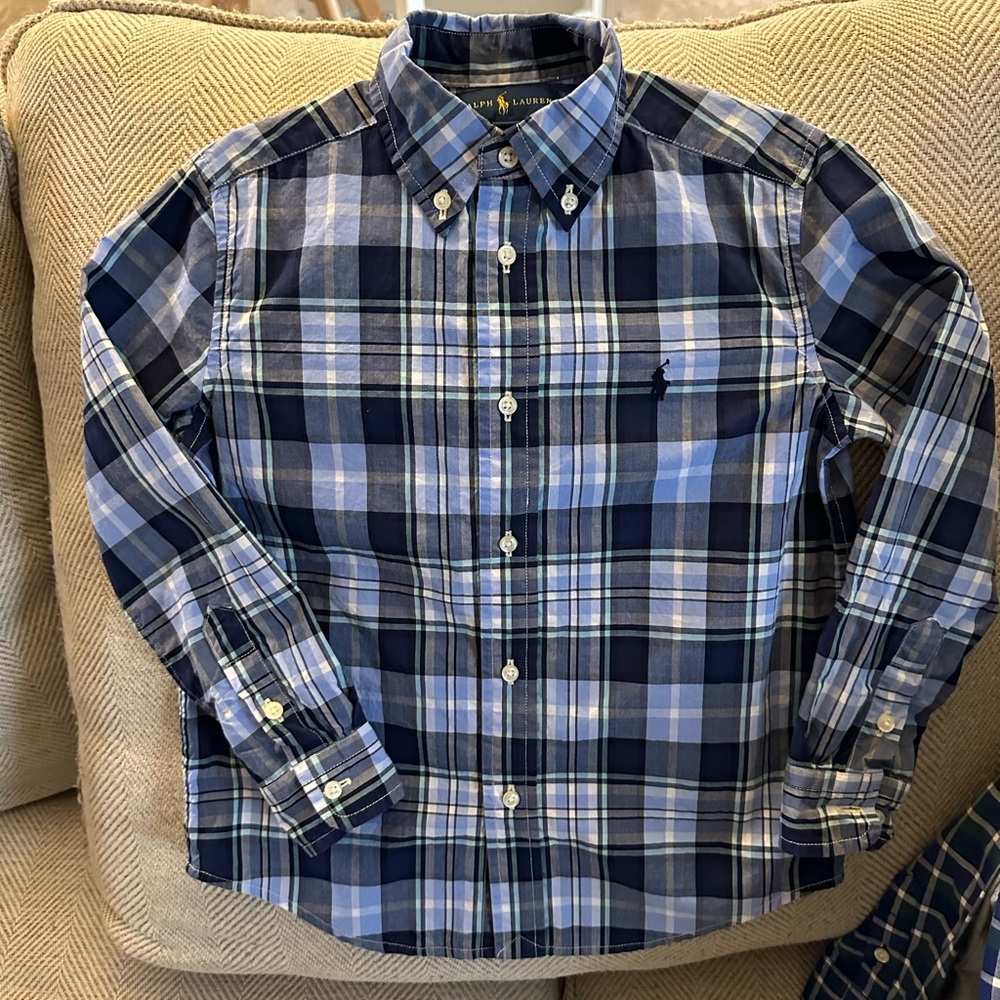 Polo Ralph Lauren Boys button down shirt Plaid